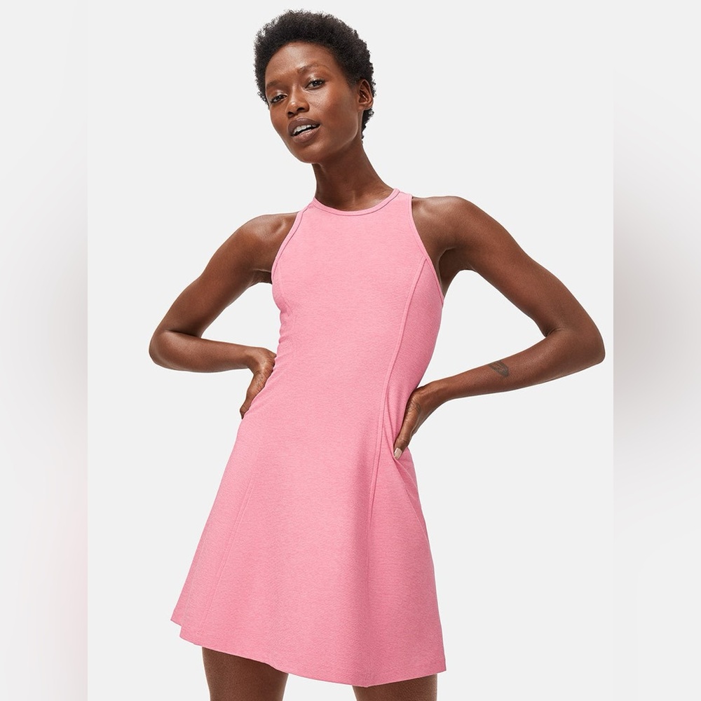 Outdoor Voices Athena Exercise Dress - Pink/Coral